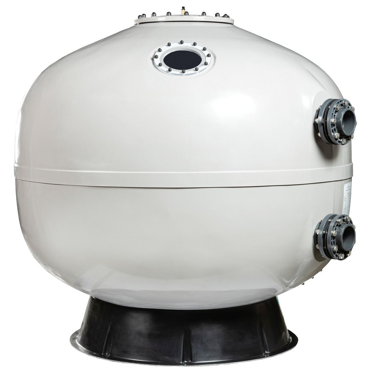 Фильтр AquaViva MS1800 (127 м³/ч, 1800 мм, 4140 кг, 110 мм, 2,5Бар, 1 м засыпка) + люк д/выгрузки и смотровое стекло