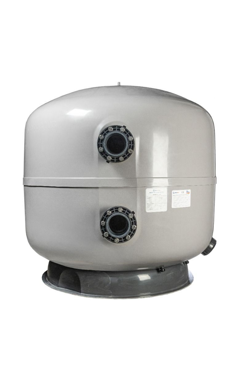 Фильтр AquaViva MS2000 (157 м³/ч, 2000 мм, 5610 кг, 140 мм, 2,5Бар, 1 м засыпка) + люк д/выгрузки и смотровое стекло