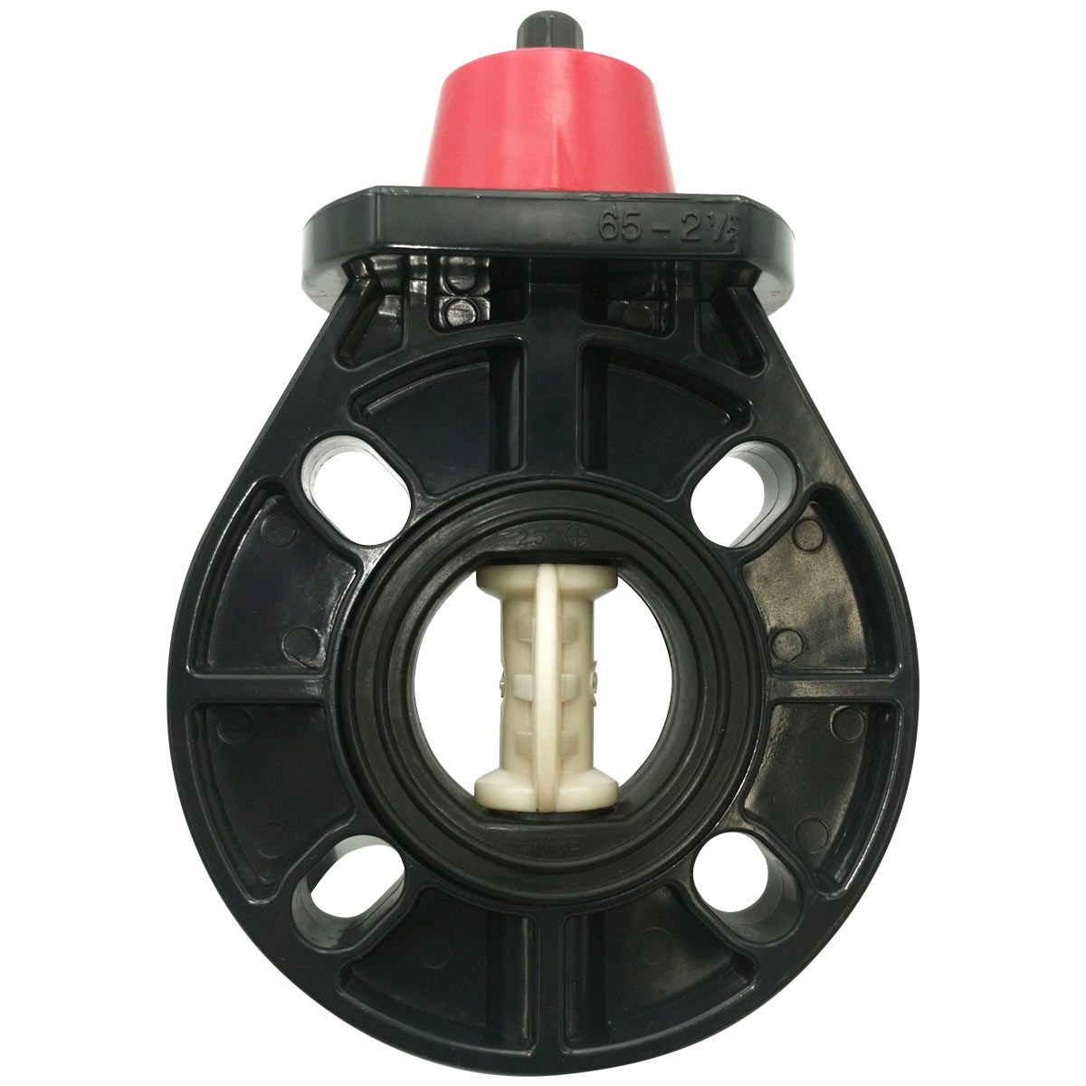Дисковый поворотный затвор d160 с ручкой, уплотнение EPDM AQUAVIVA